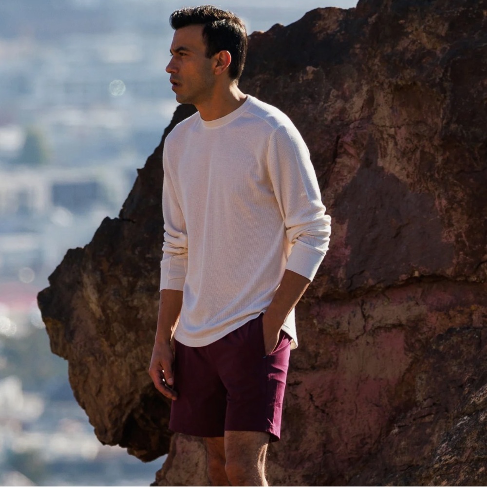 MYLES SIZE XXl men’s shorts Everyday Short burgundy